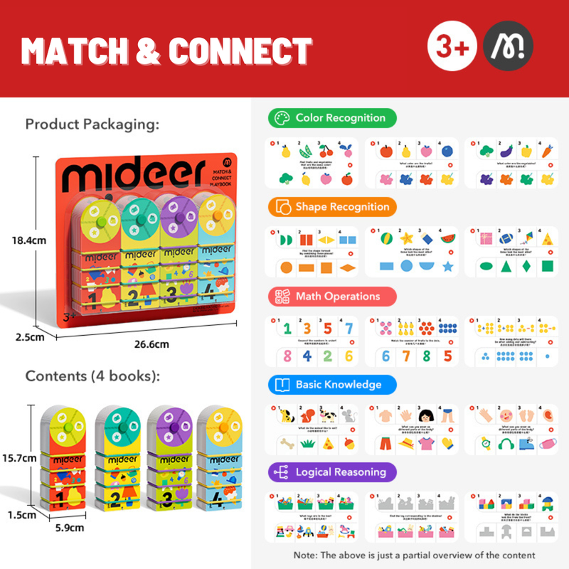 Mideer - Match & Connect String Puzzle