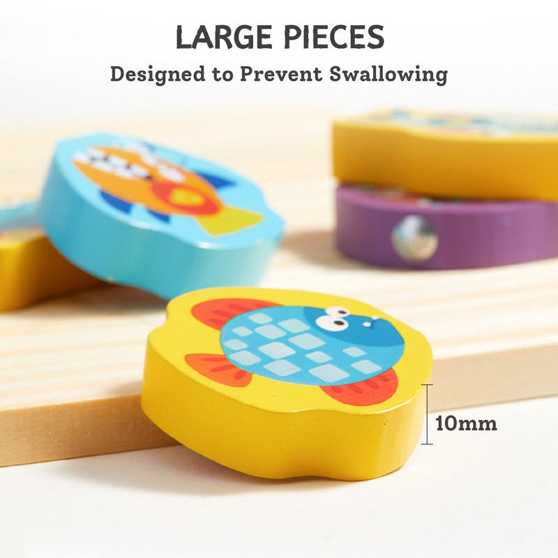 Mideer - Magnetic Fishing Toy Set - 20 Pcs