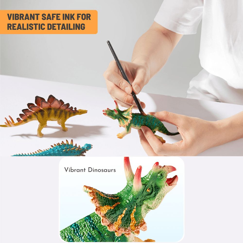 Mideer - Dinosaur World Action Figure Set - 8pcs