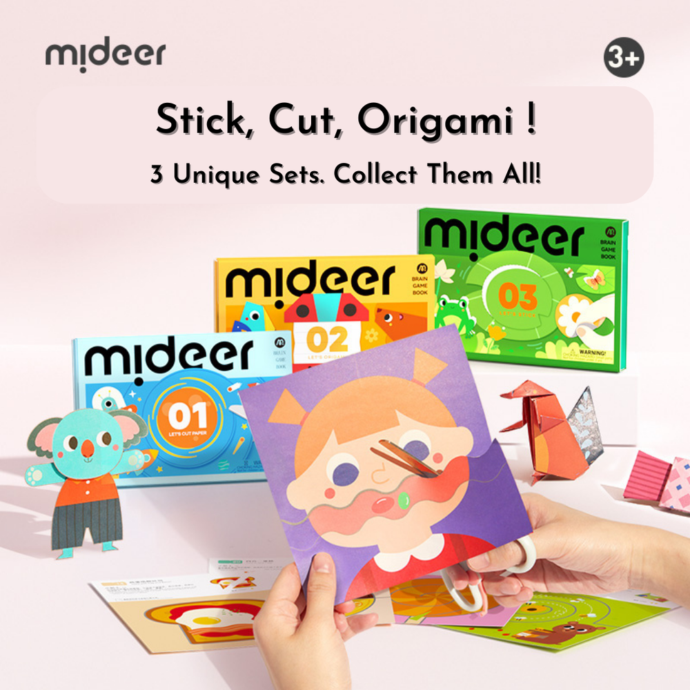 Mideer - Let's Cut Paper Craft Kit - Level 1