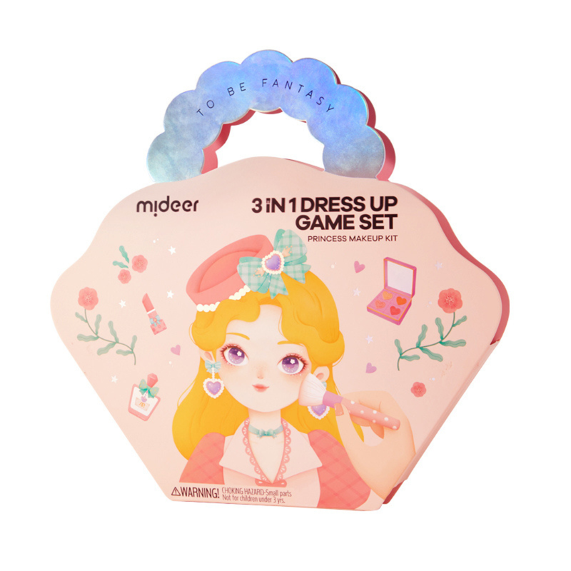 Mideer - 3-in-1 Dress Up Game Princess Makeup Kit