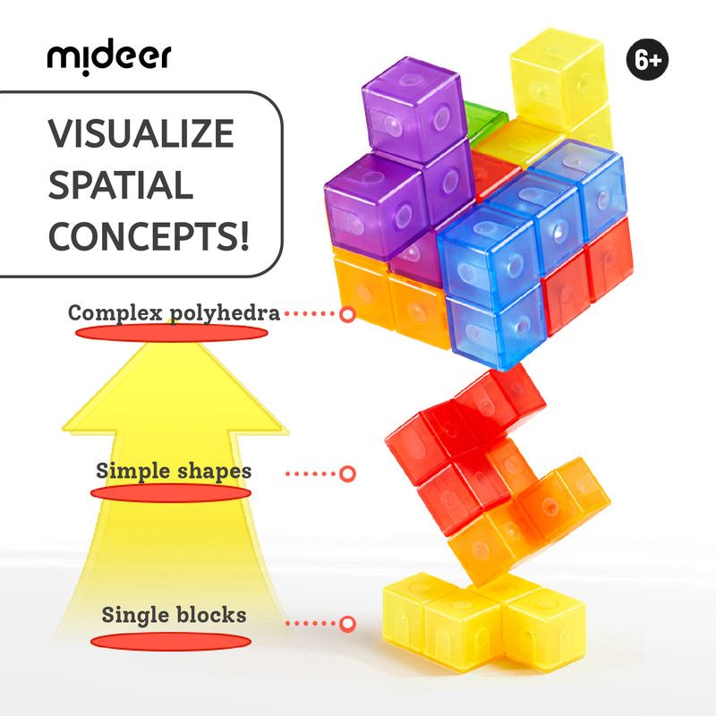 Mideer - Magnetic Building Blocks Cube