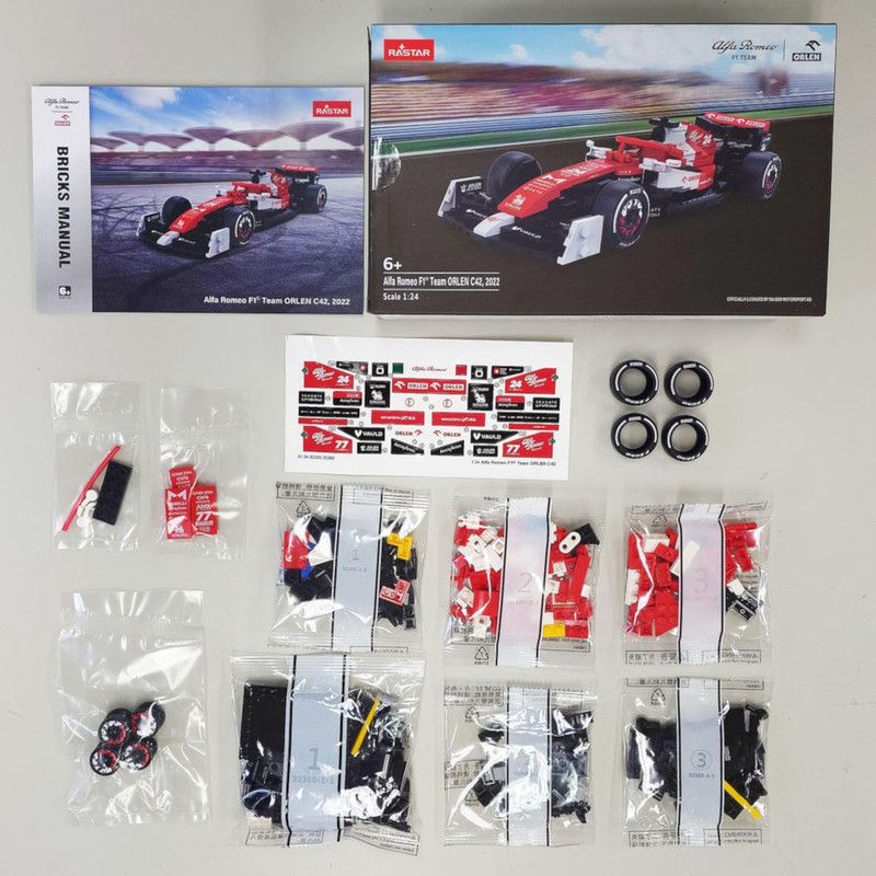 Rastar - Alfa Romeo C42 F1 Car Bricks Building Kit