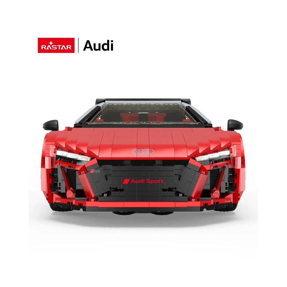 Rastar - Audi R8 Spyder Bricks Building Kit - Red - 1440pcs