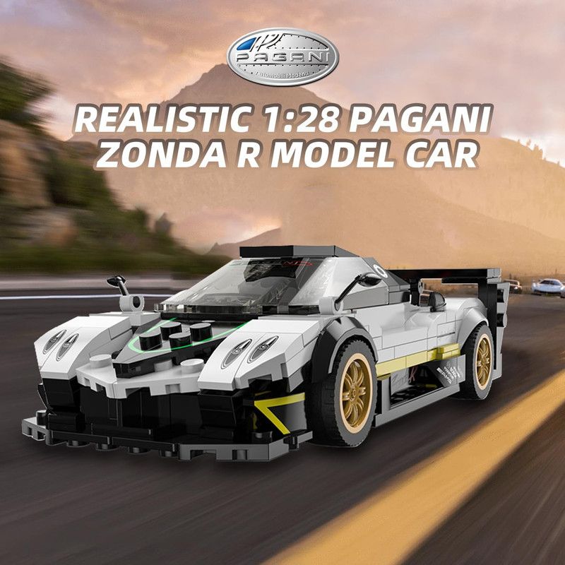 Rastar - Pagani Zonda R Bricks Building Kit