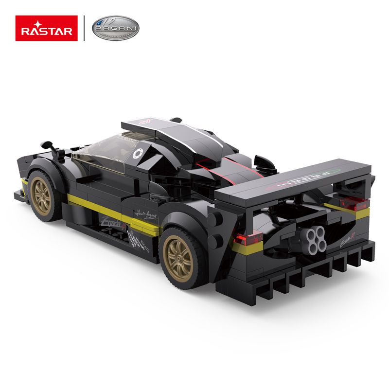 Rastar - Pagani Zonda R Bricks Building Kit - Black