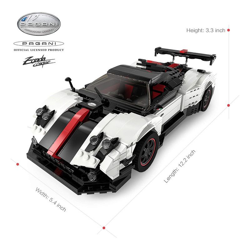 Rastar - Pagani Zonda Cinque Bricks Building Kit