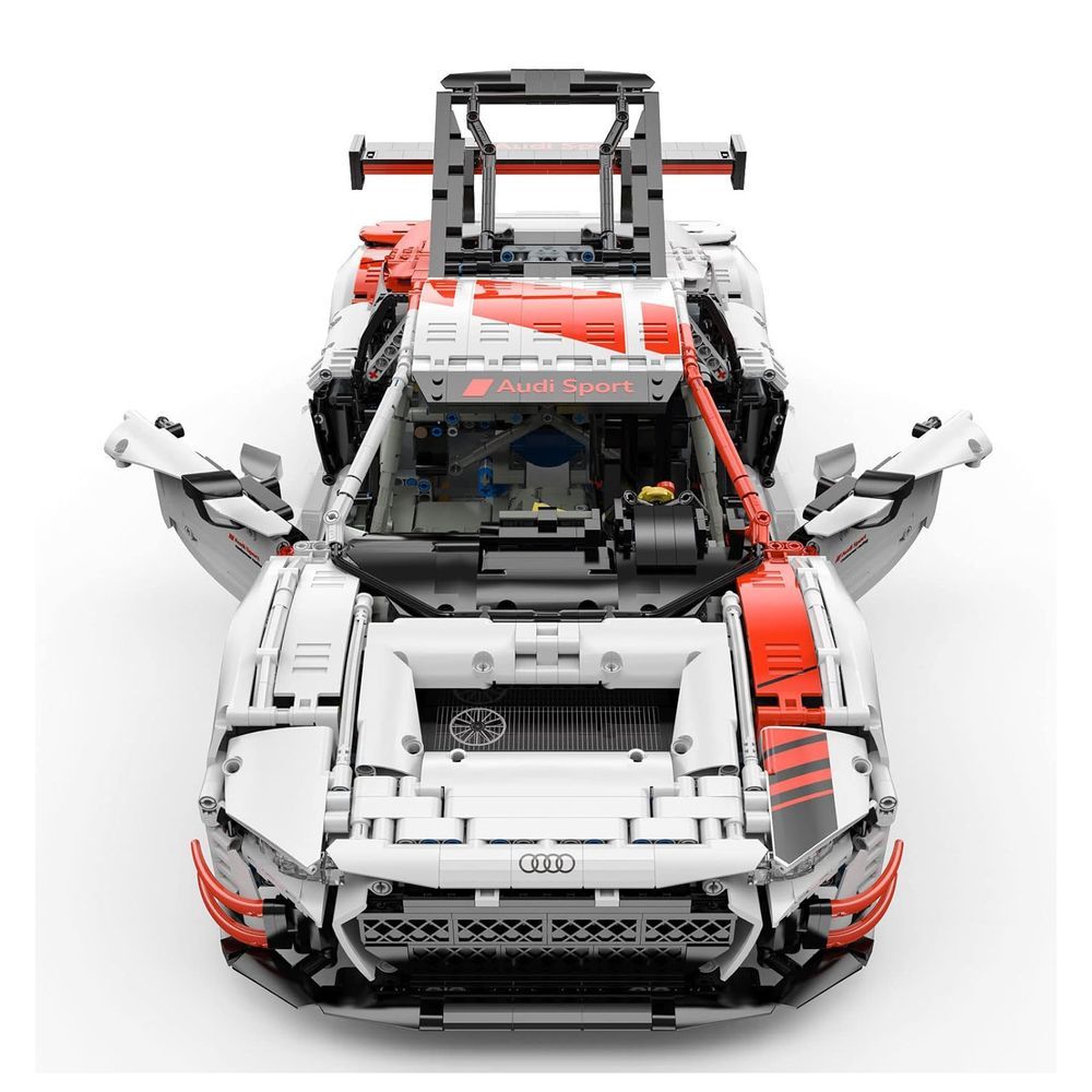 Rastar - Audi R8 LMS GT3 Bricks Building Kit - White - 3314pcs