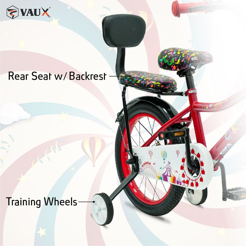 Vaux - Carnival Kids Bike 16 Inch - Red