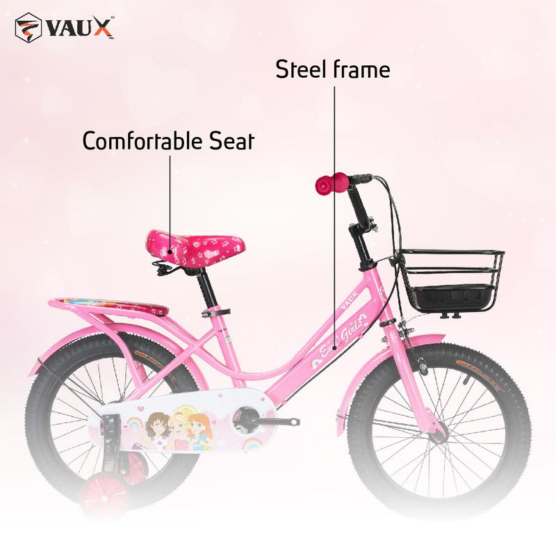 Vaux - Eva Girls Bicycle - Light Pink - 16-Inch