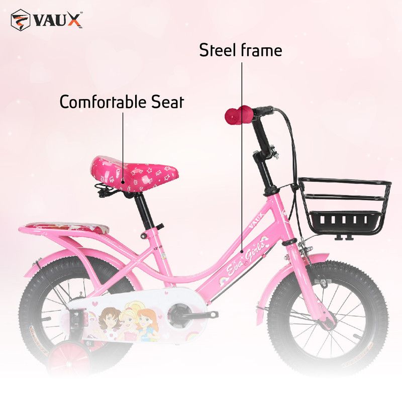 Vaux - Eva Girls Bicycle - Light Pink - 12-Inch