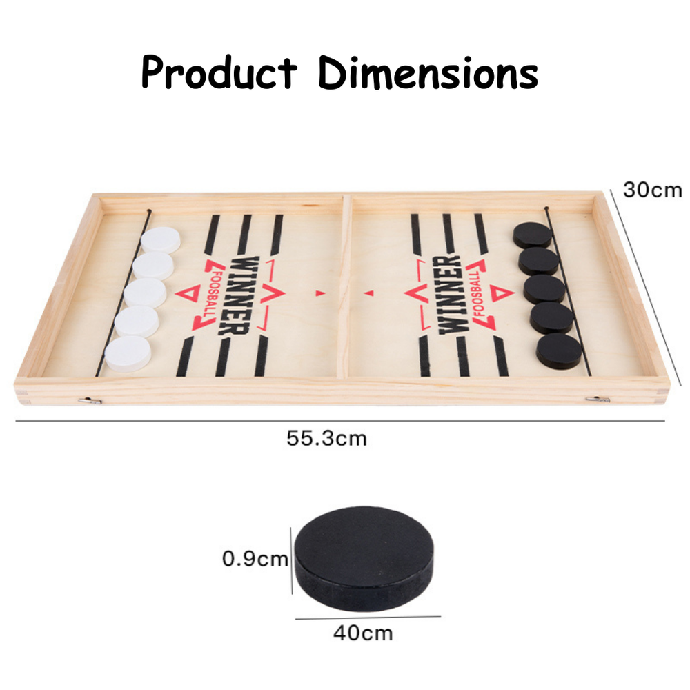 Essen - Fast Sling Puck Foosball Board Slingshot Game - Large