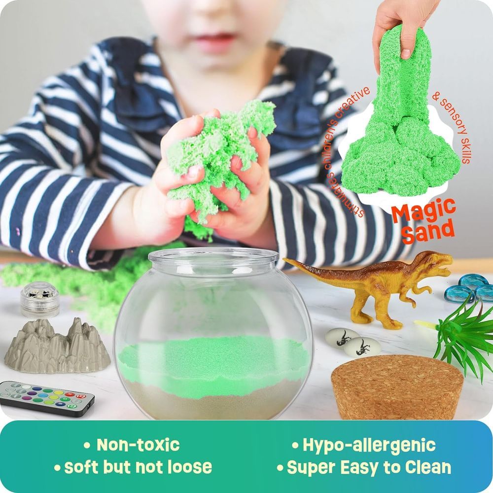 Essen - DIY Terrarium Craft Kit With Light - Dinosaur