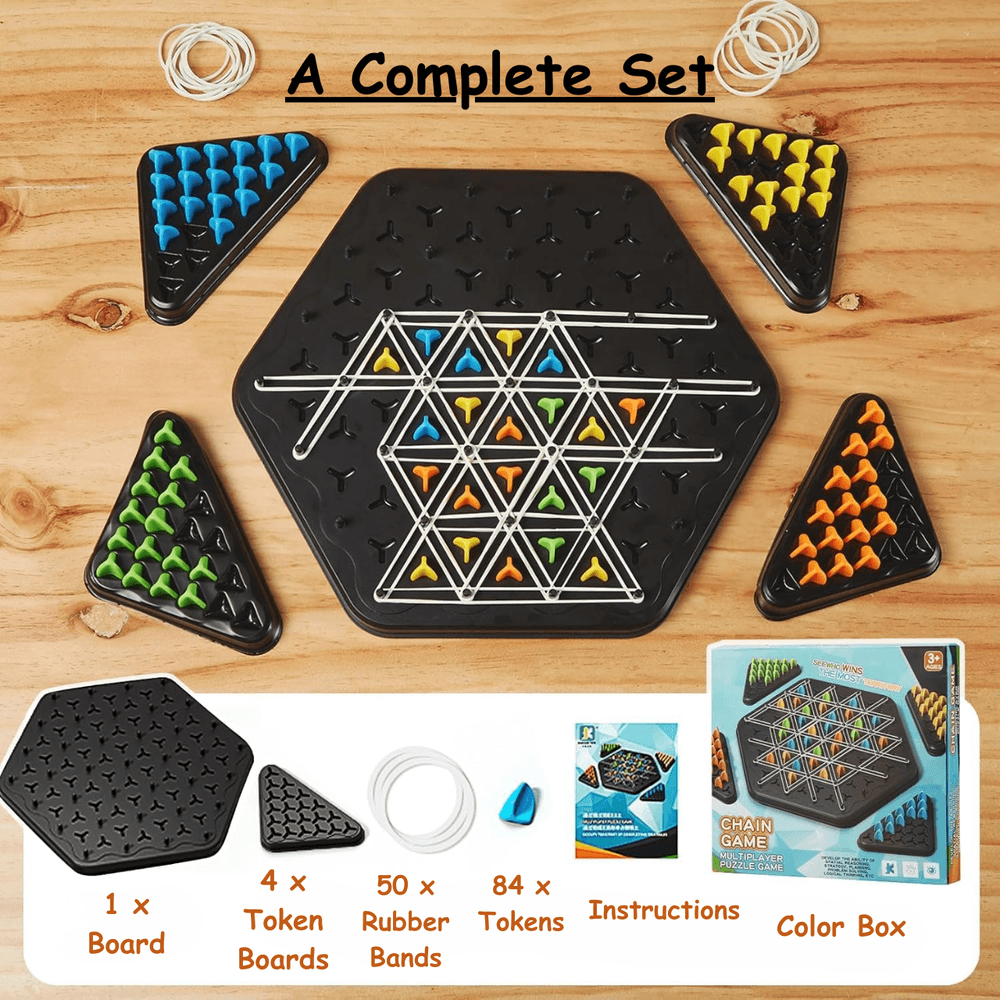 Essen - Chain Triangle Multiplayer Puzzle Board Game