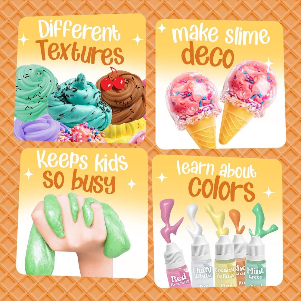 Essen - Ice Cream Slime Making DIY Kit Toy