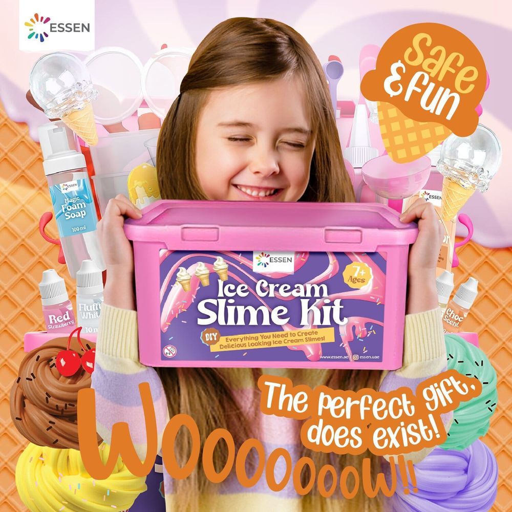 Essen - Ice Cream Slime Making DIY Kit Toy