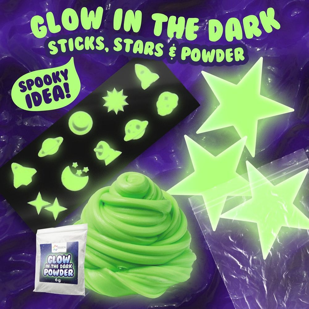 Essen - Galaxy Slime Kit Glow In The Dark DIY Slime Making Toy