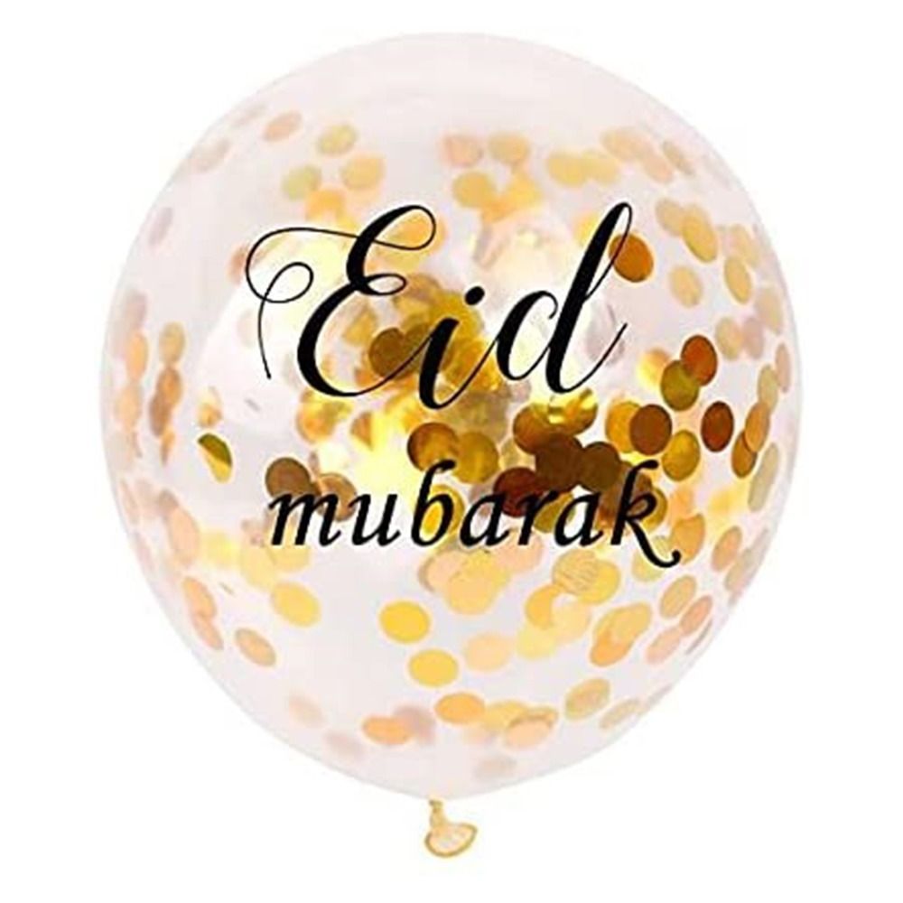 Essen - Eid Mubarak Decoration Confetti Balloons Set - 15Pcs