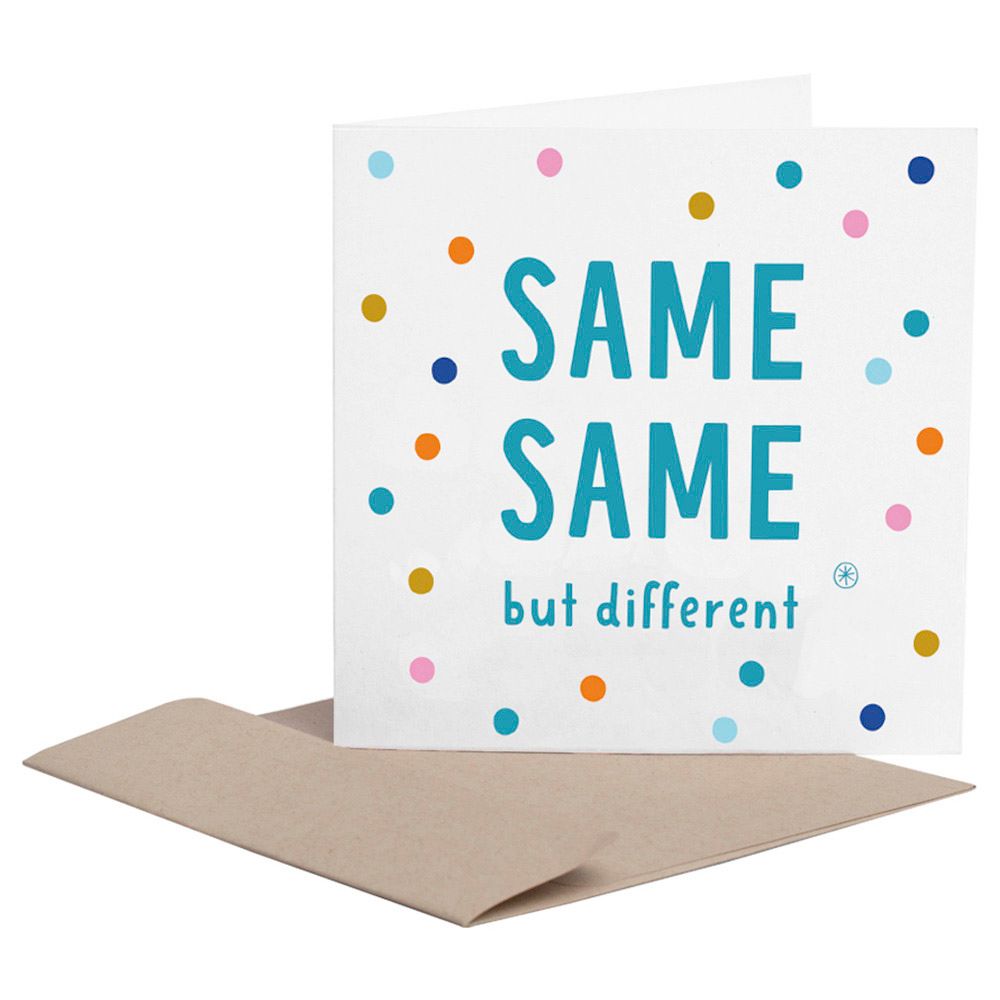 ليتل مجلس - بطاقة تهنئة - Same Same But Different