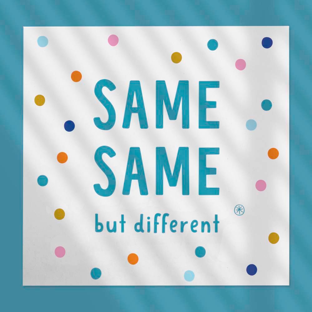 ليتل مجلس - بطاقة تهنئة - Same Same But Different