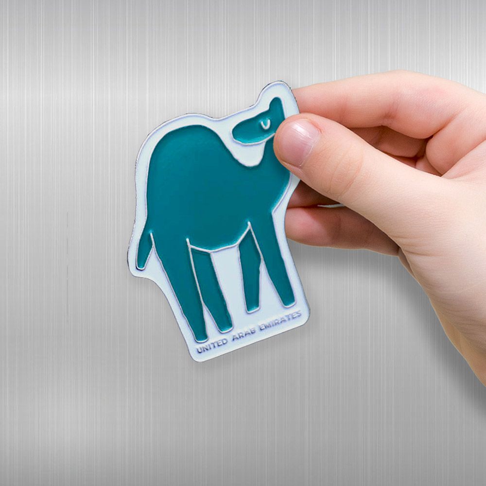 Little Majlis - Enamel Magnet - Camel Teal