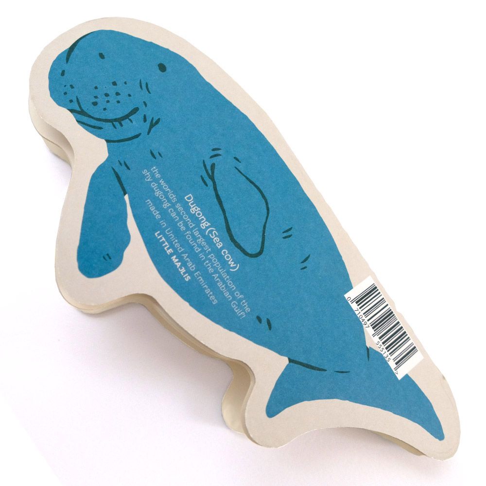 Little Majlis - Dugong Shaped Notebook - Blue