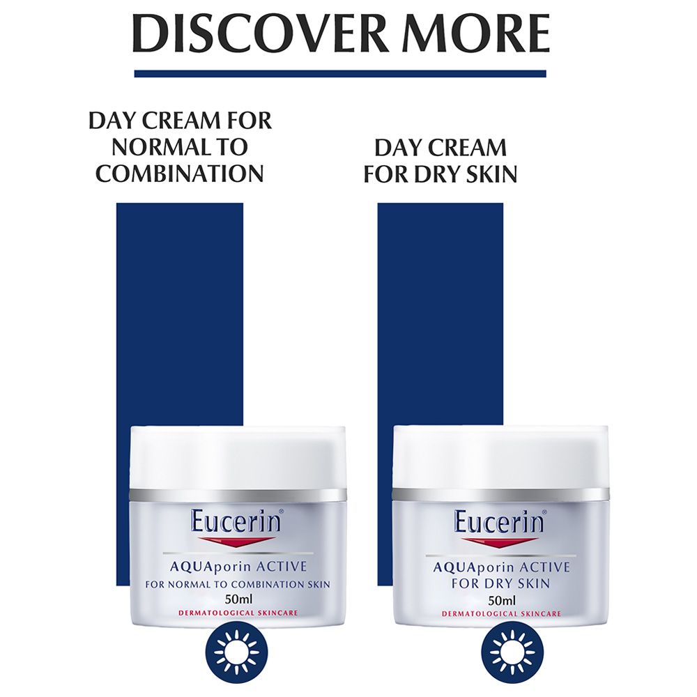 Eucerin - Aquaporin Active Light Face Day Cream With Gluco-Glycerol 50ml