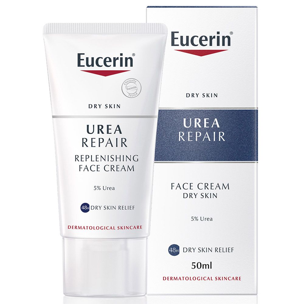 Eucerin - Urearepair Plus 5% Urea Face Cream With Ceramide For Dry 50ml