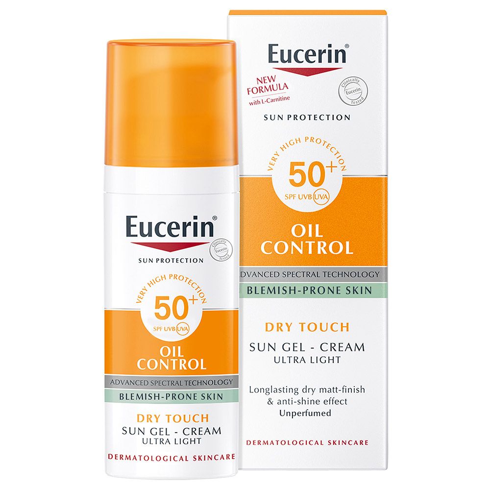 Eucerin - Face Sunscreen Oil Control Gel-Cream For Blemish-Prone Skin 50ml