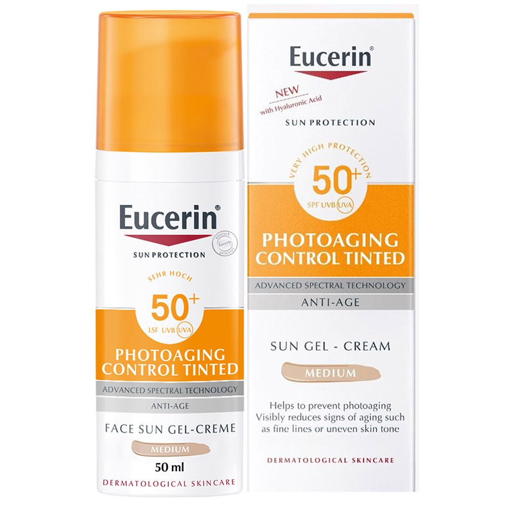 Eucerin - Face Sunscreen Photoaging Control Tinted Anti-Age Gel-Cream 50ml