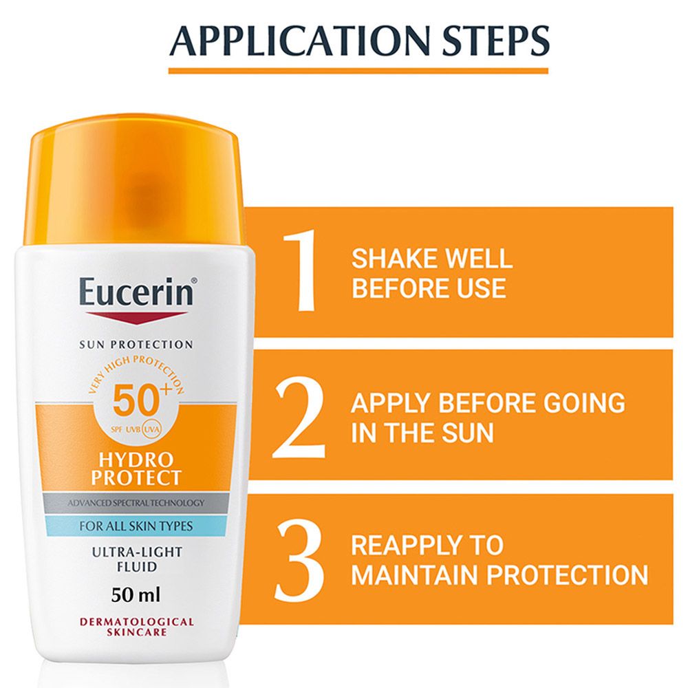 Eucerin - Sunscreen Hydro Protect Face Ultra Light Fluid For All Skin 50ml