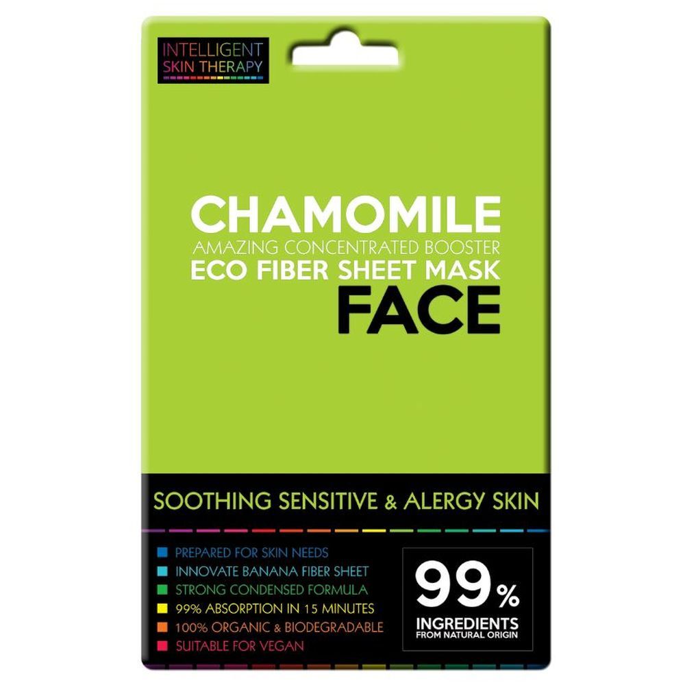 Intelligent Skin Therapy - Chamomile Eco Fiber Face Sheet Mask