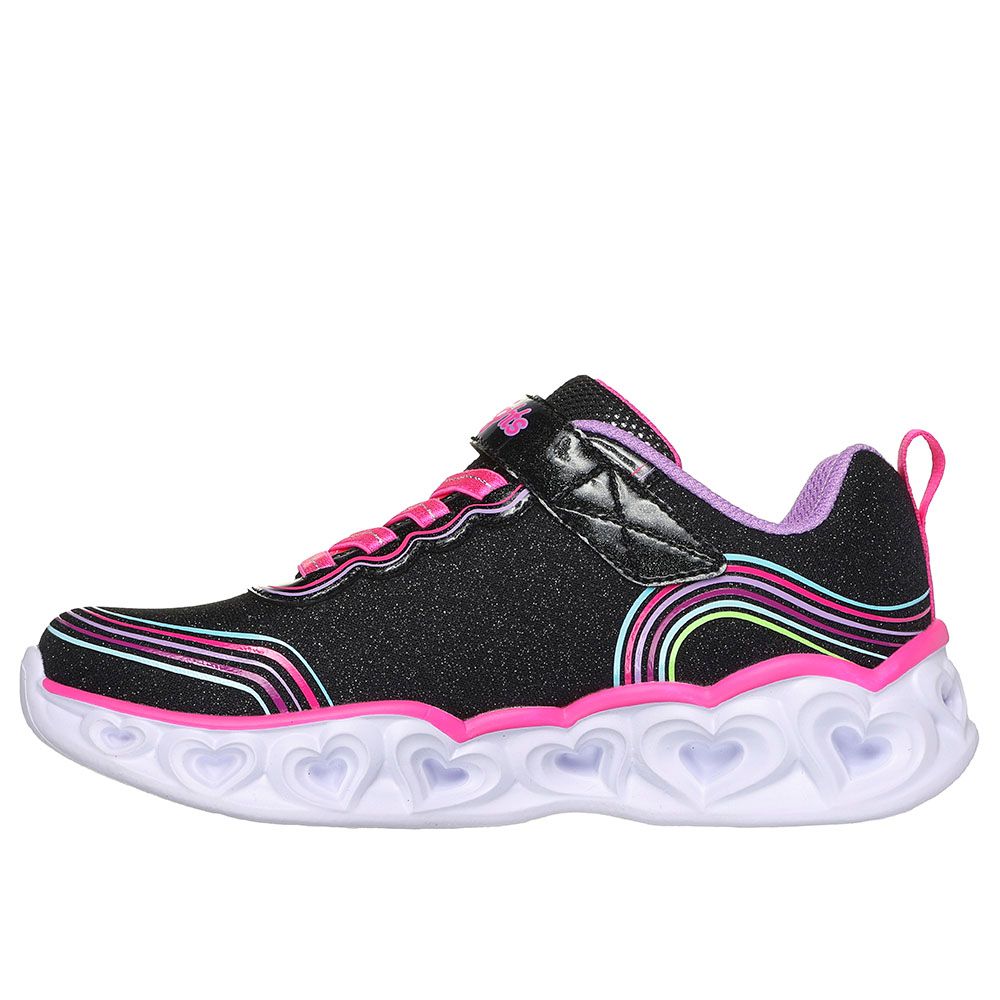 Skechers - Heart Lights Sneakers - Black