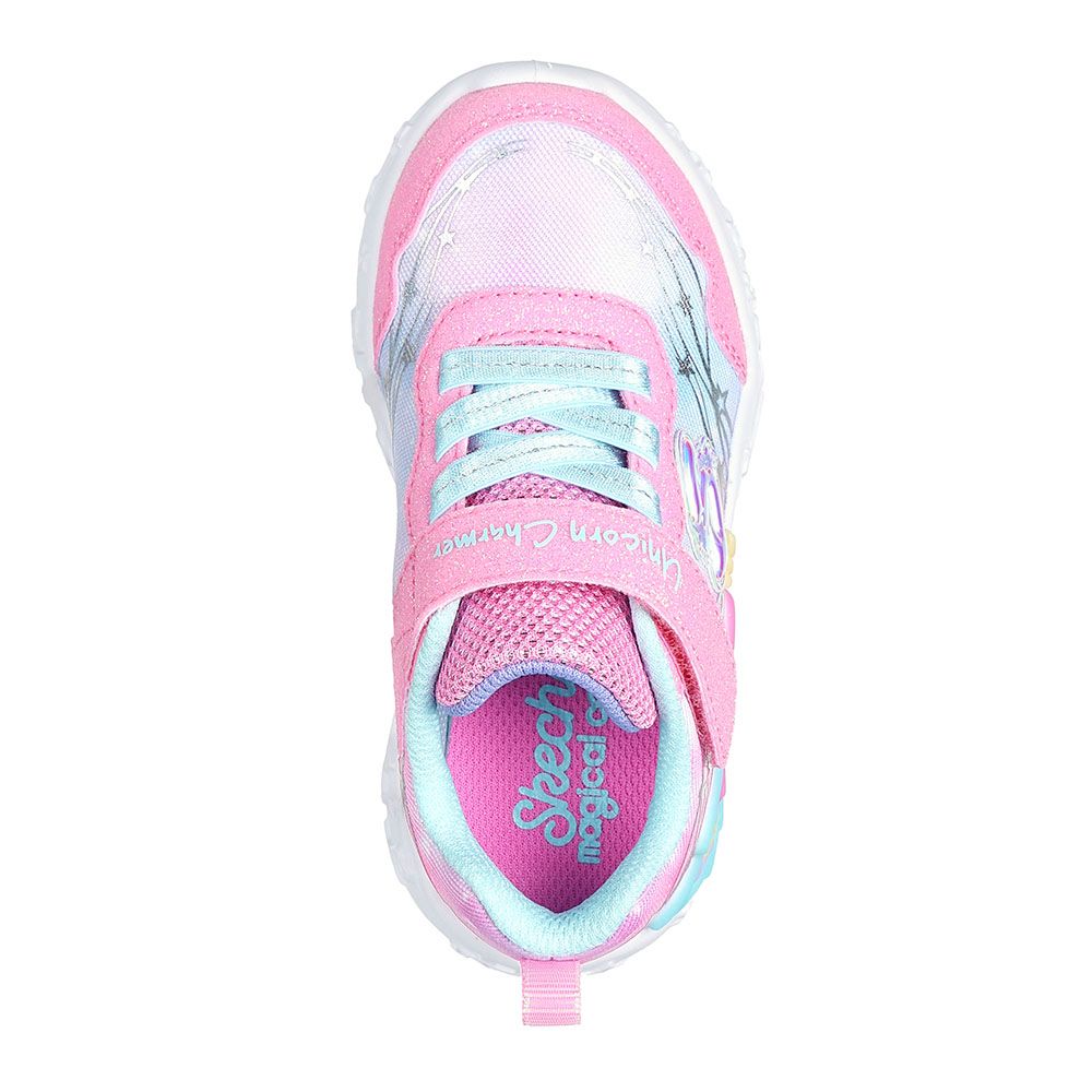 Skechers - Infant Unicorn Charmer Lightning Shoes - Pink/Turquoise