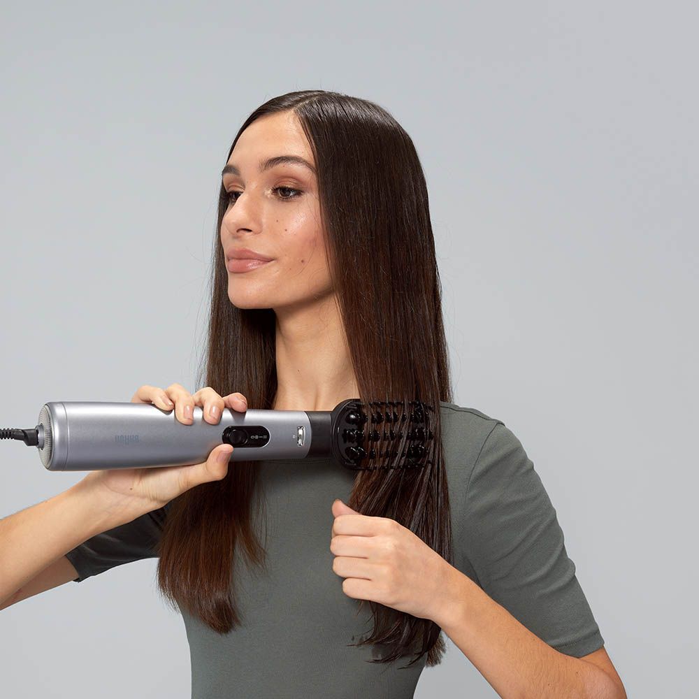 Braun - Airstyler Airbrush With 2 Attachments AS4.3 - Ionic Grey