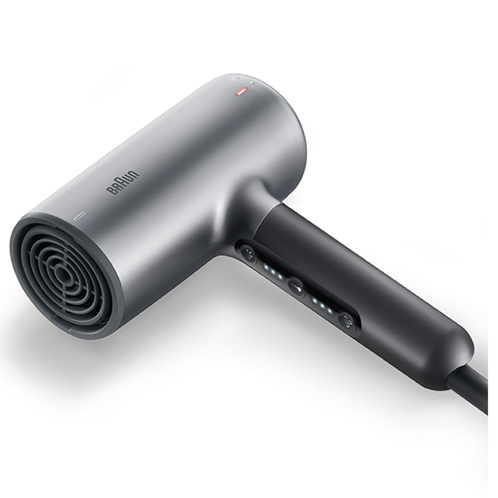 Braun - Hair Dryer With 3 Attachments HD4.3 - Electro Grey