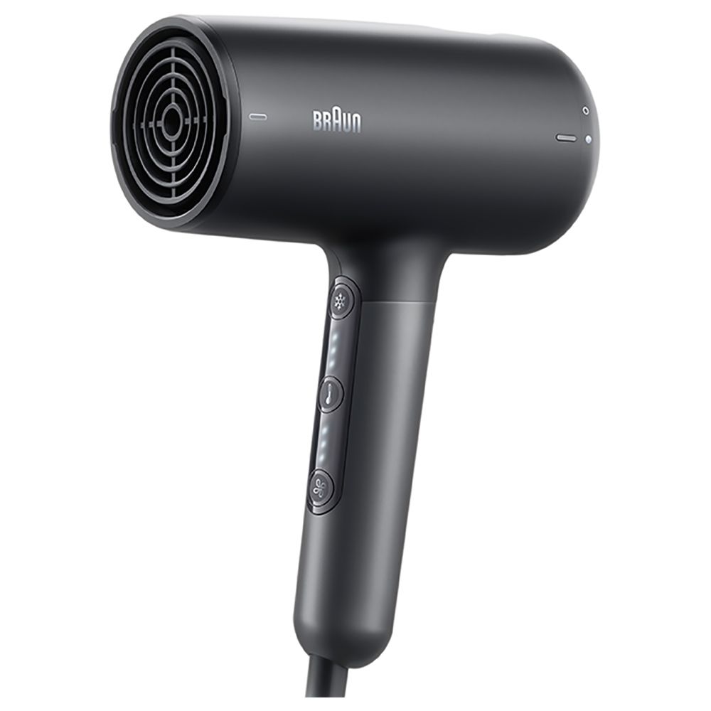 Braun - Hair Dryer With 2 Attachments HD4.2 - Electro Black