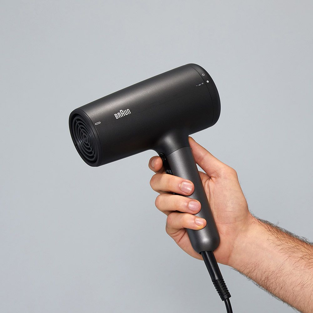 Braun - Hair Dryer With 2 Attachments HD4.2 - Electro Black