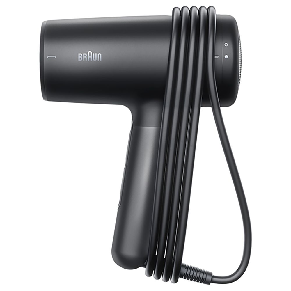 Braun - Hair Dryer With 2 Attachments HD4.2 - Electro Black