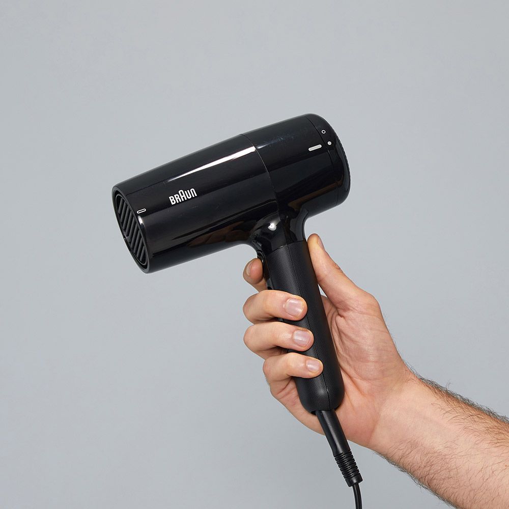 Braun - Hair Dryer With 2 Attachments HD2.2 - Ion Black