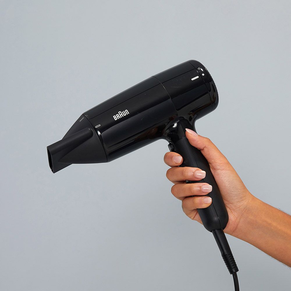 Braun - Hair Dryer With 2 Attachments HD2.2 - Ion Black