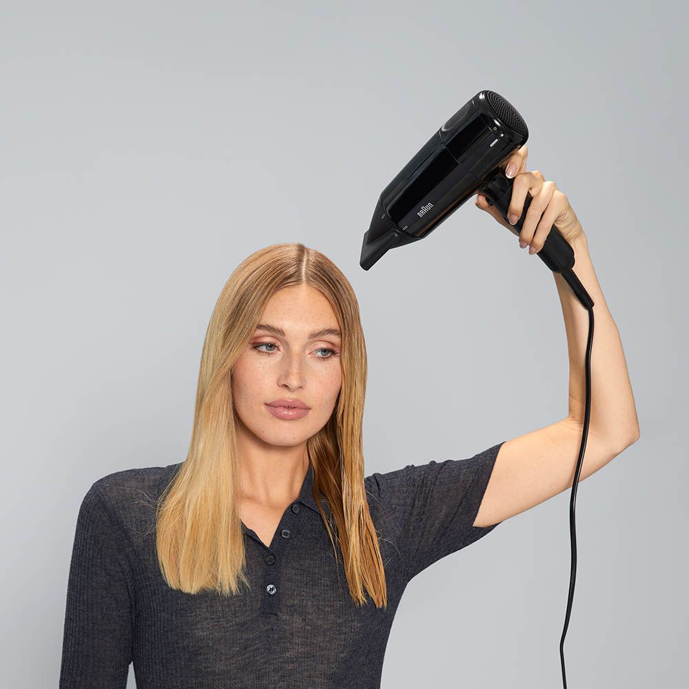 Braun - Hair Dryer With 2 Attachments HD2.2 - Ion Black