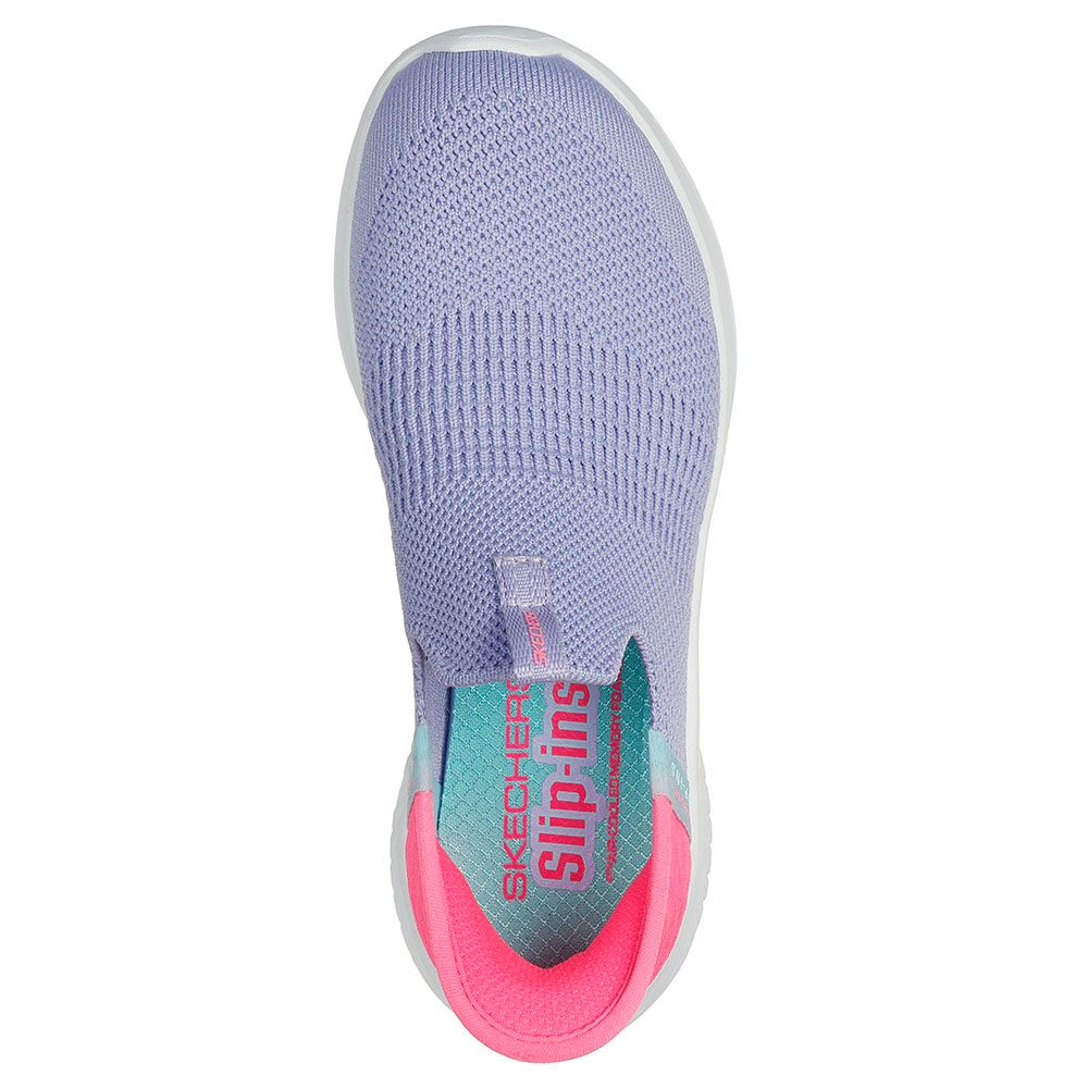 Skechers - Ultra Flex 3.0 Slip-Ons - Lavender/Hot Pink