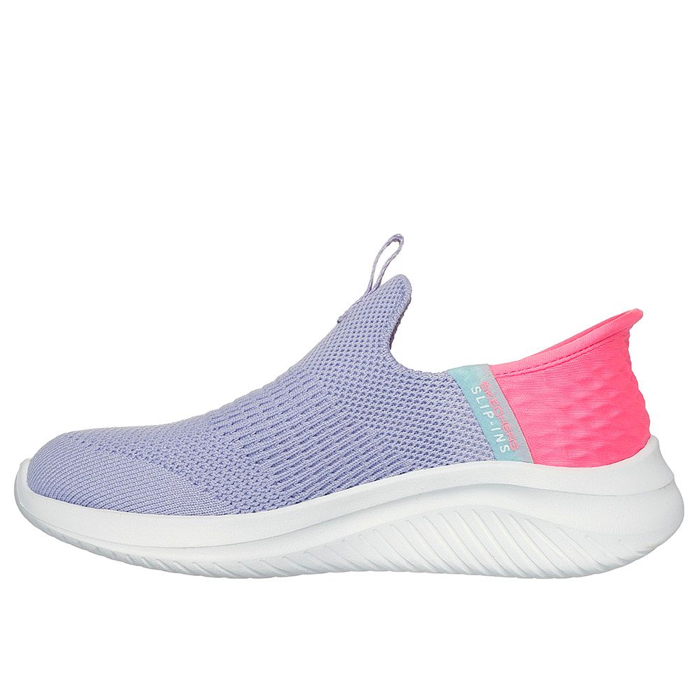 Skechers - Ultra Flex 3.0 Slip-Ons - Lavender/Hot Pink