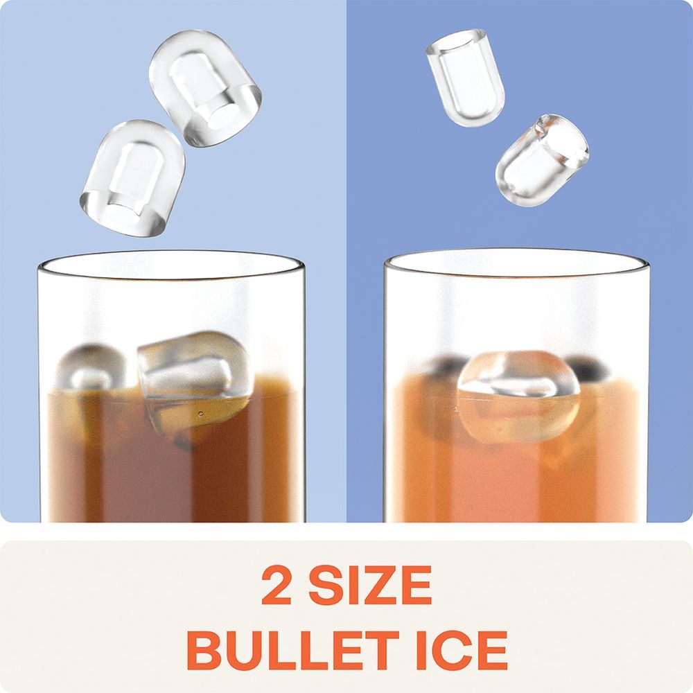 Nutricook - Icy Bullet Ice Maker - Black