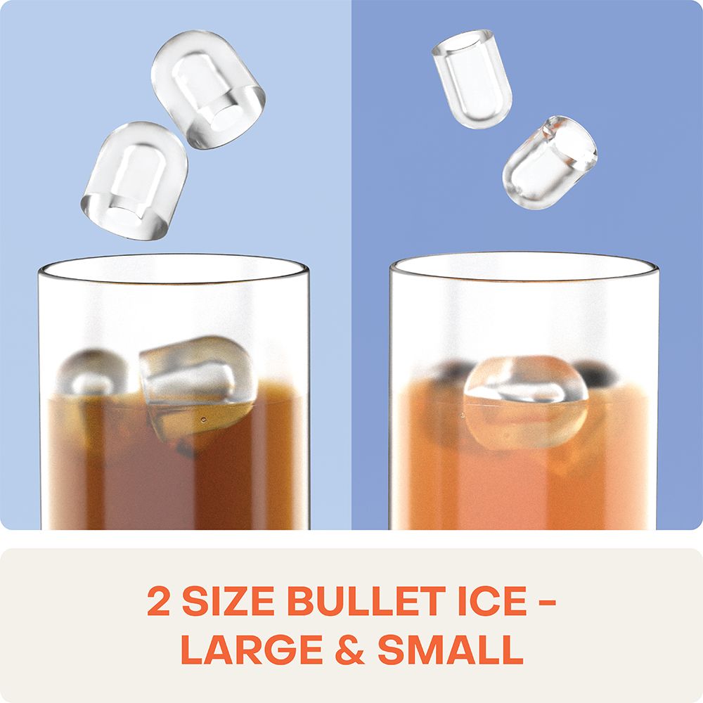 Nutricook - Icy Bullet Ice Maker - Silver