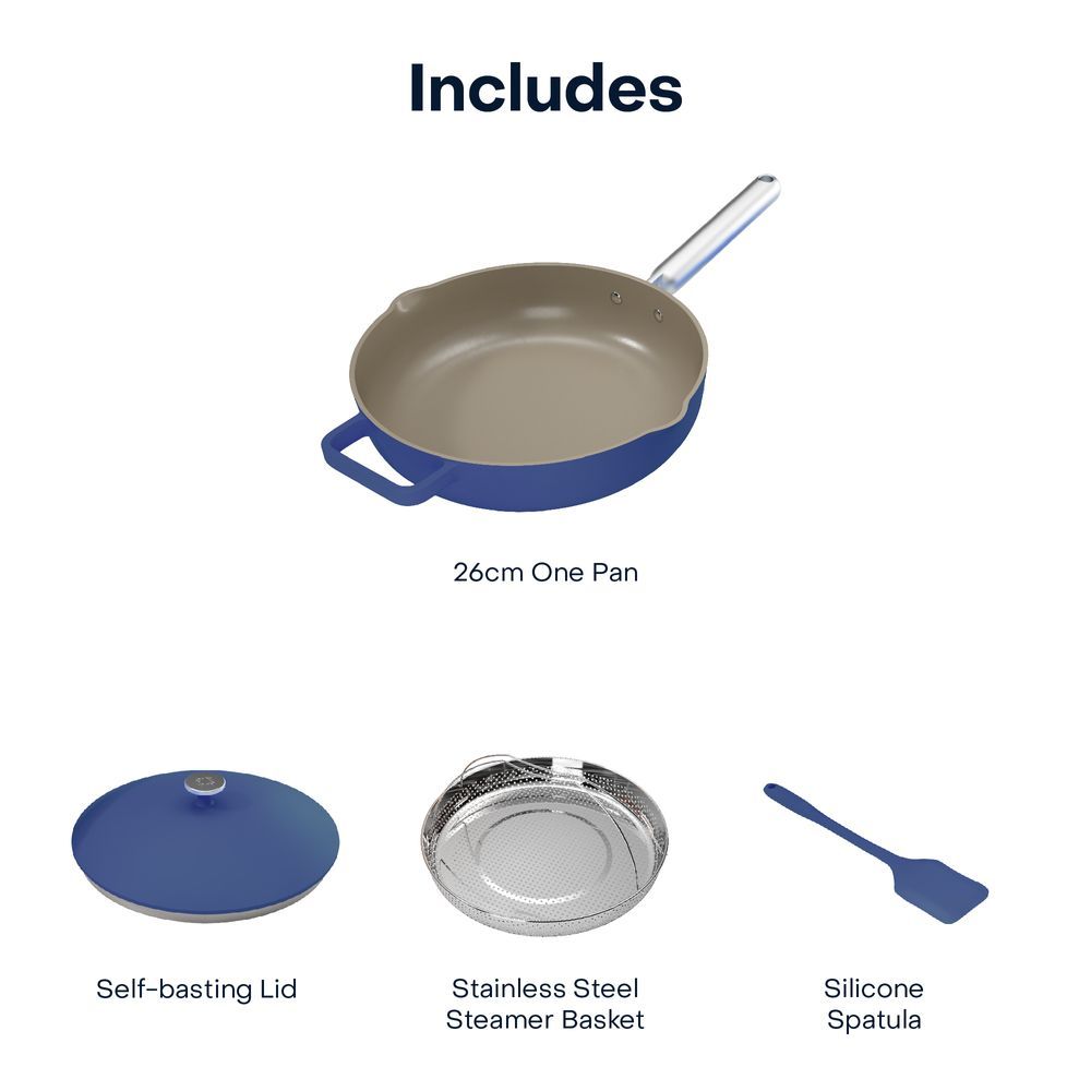 Nutricook - Pan With Self-Basting Lid - 26 cm - Blue