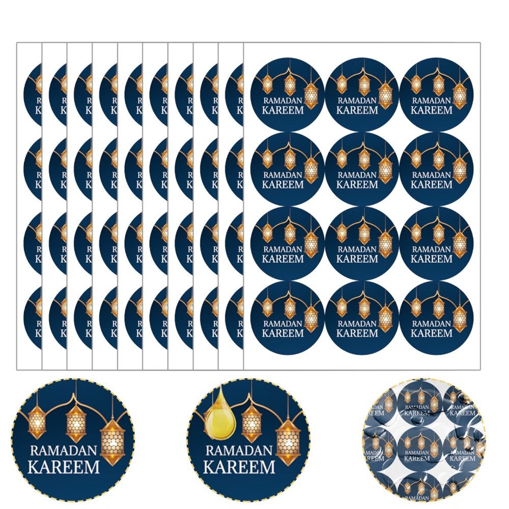 Highland - Ramadan Kareem Stickers For Gifts Envelopes - 120pcs