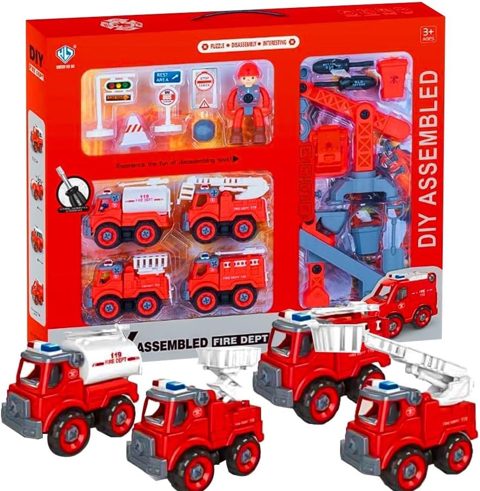 UKR - Fire Engine Truck Playset