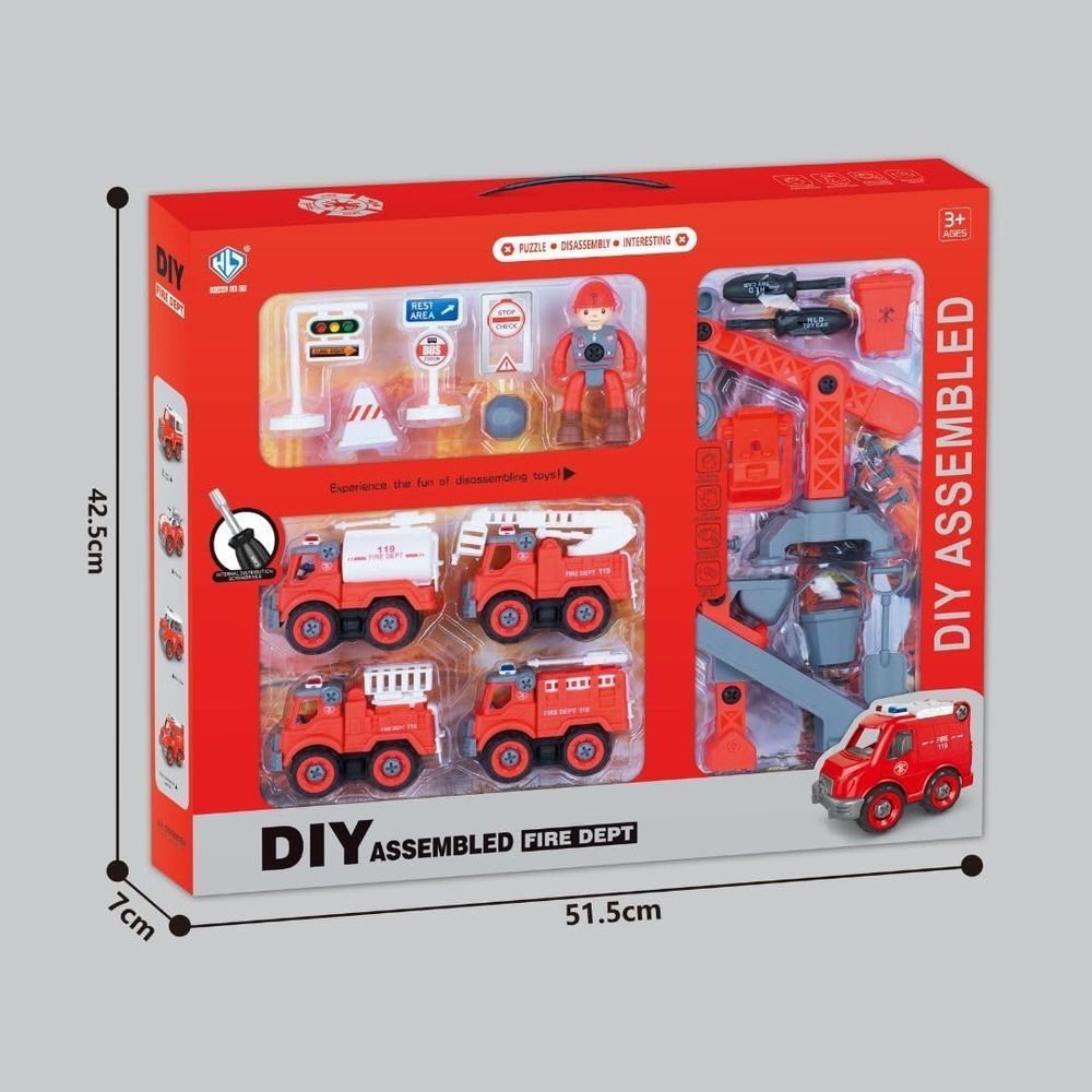 UKR - Fire Engine Truck Playset